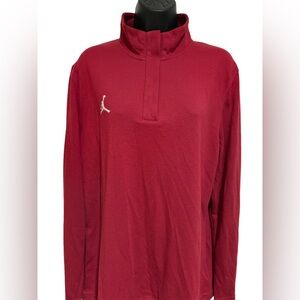 Michael Jordan Red Long Sleeve Pullover with Logo⭐️NWT⭐️